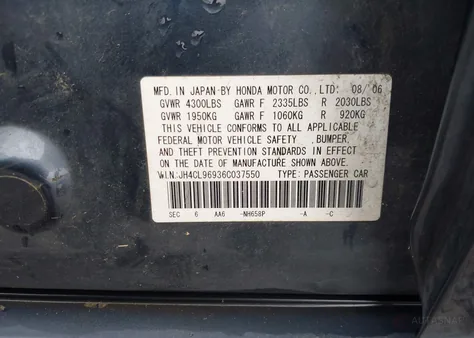 JH4CL96936C037550